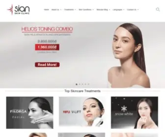 Sianclinic.com(SIAN Skincare Laser Clinic) Screenshot