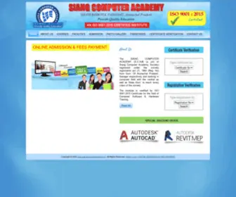 Siangcomputeracademy.in(Siang Computer Academy at Pasighat Arunachal Pradesh) Screenshot