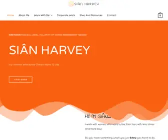 Sianharveycoaching.com(Sian Harvey Stress Management) Screenshot