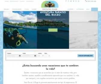 Siankaanvillage.com.mx(Sian Ka’an Village) Screenshot