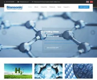 Siansonic.com(Siansonic Technology Co) Screenshot