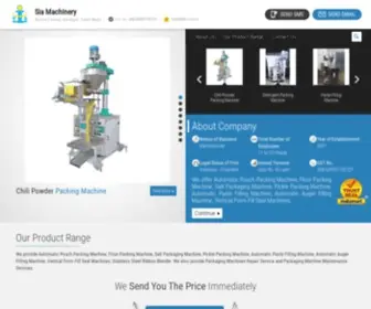 Siapackingmachine.com(Sia Machinery) Screenshot