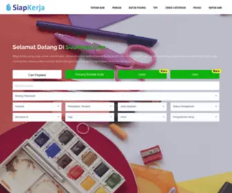 Siapkerja.com(Menghubungkan perusahaan dengan ribuan tenaga kerja profesional) Screenshot