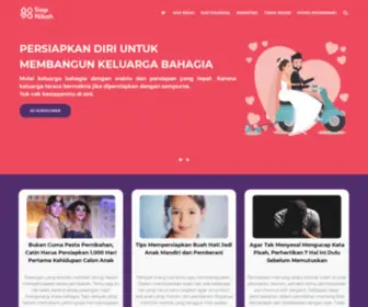 Siapnikah.org(Persiapkan Dirimu untuk Membangun Keluarga Bahagia) Screenshot