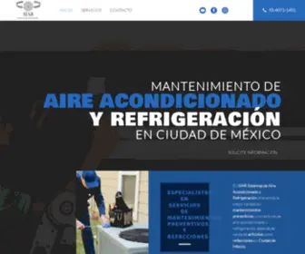 Siarsistemasdeaireacondicionado.com(Mantenimiento, Aire acondicionado en CDMX) Screenshot