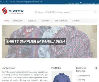 Siatexbd.com(Garment Factory Bangladesh) Screenshot