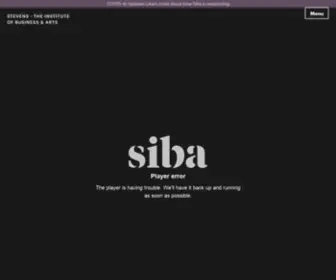 Siba.edu(Stevens Institute of Business and Arts) Screenshot