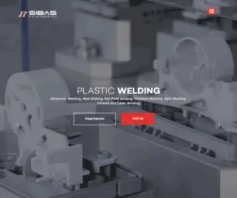 Sibasultrasonics.com(Ultrasonic plastic welding machine) Screenshot