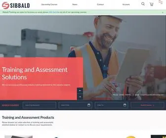 Sibbaldtraining.com(Sibbald Training) Screenshot