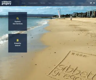 Sibbettgregory.com(Commercial Property Poole & Bournemouth) Screenshot