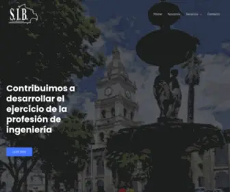 Sibcochabamba.com.bo(Sociedad de Ingenieros de Bolivia Dptal) Screenshot