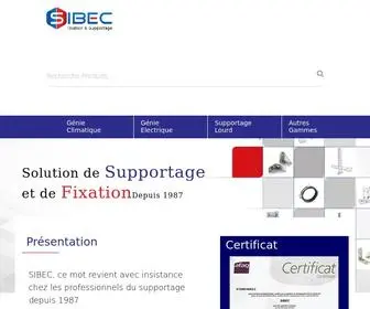 Sibec-Tunisie.com(SIBEC Fixation & Supportage) Screenshot