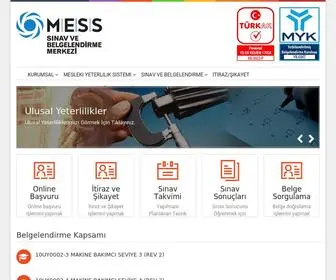 Sibem.com.tr(Mess Mesleki Yeterlilik Sınav ve Belgelendirme Merkezi Tic) Screenshot