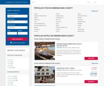 Sibenik-Knin-Hotels.com(Sibenik-Knin County hotels & apartments, all accommodations in Sibenik-Knin County) Screenshot