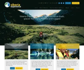 Siberiaexperience.co.nz(Fly, Walk, Jet boat) Screenshot