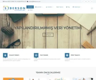 Siberson.com(Siberson Yazılım Danışmanlık ve Eğitim) Screenshot