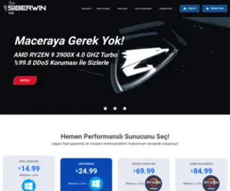 Siberwin.com(Uygun Fiyatlar ile VDS Satın Al) Screenshot