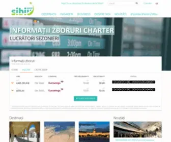 Sibiuairport.ro(Aeroportul Internațional Sibiu) Screenshot