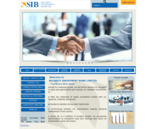 Sibl.com.pk(Security Investment Bank Limited) Screenshot