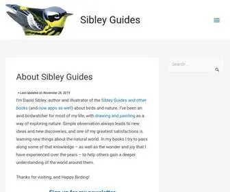 Sibleyguides.com(Identification of North American birds and trees) Screenshot