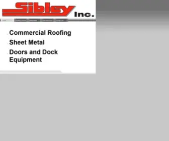 Sibleyinc.com(Sibley, Inc) Screenshot