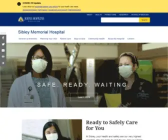 Sibley.org(Sibley Memorial Hospital) Screenshot
