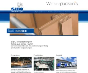 Sibo.com(Von der ersten Idee bis zur Auslieferung der fertig produzierten Verpackungen) Screenshot