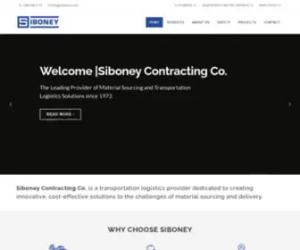 Siboneycc.com(Material Sourcing and Transportation Solutions) Screenshot