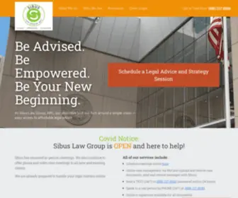 Sibuslawgroup.com(Sibus Law Group) Screenshot