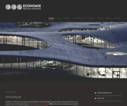 Sic-Lausanne.ch(Economie Région Lausanne ERL) Screenshot