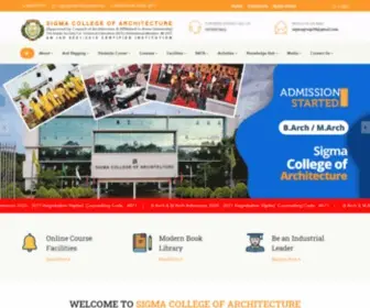 Sicarch.com(The overall aim of Sigma College of Architecture) Screenshot