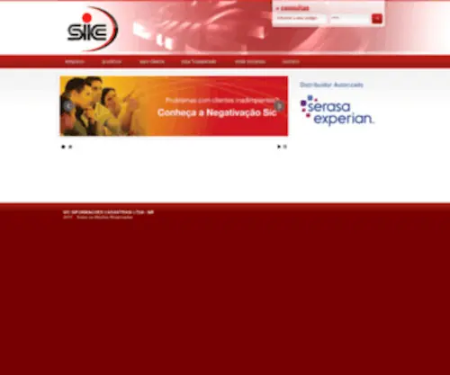 Siccheque.com.br(S I C) Screenshot