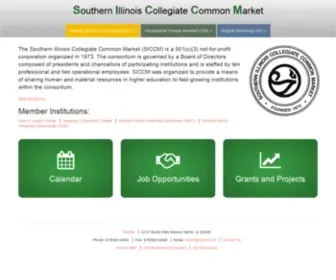 Siccm.com(Southern Illinois Collegiate Common Market) Screenshot