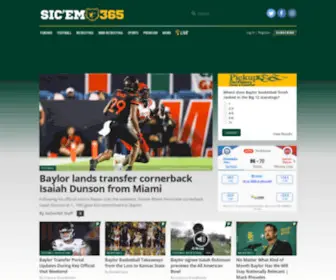Sicem365.com(Baylor Football) Screenshot