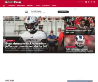 Sicemdawgs.com(UGA Football) Screenshot