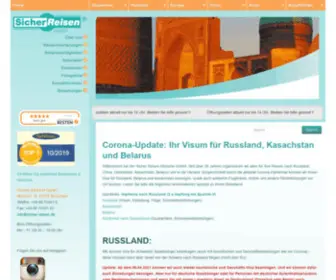 Sicher-Reisen.de(Visum für Russland online beantragen) Screenshot