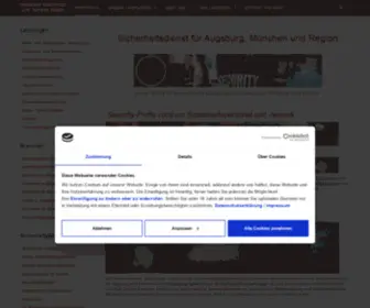 Sicherheit-Eichinger.de(Sicherheitsdienst Augsburg) Screenshot