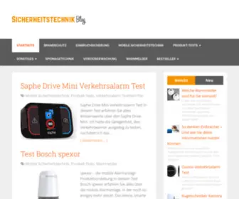 Sicherheitstechnik-Blog.net(Sicherheitstechnik) Screenshot