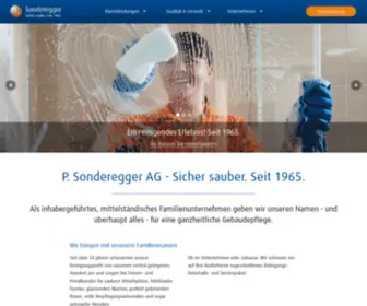 Sichersauber.ch(Sonderegger AG) Screenshot