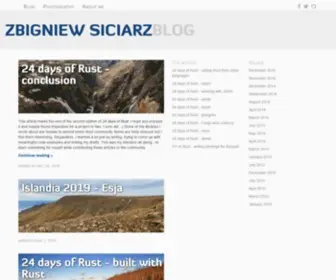 Siciarz.net(Zbigniew Siciarz) Screenshot