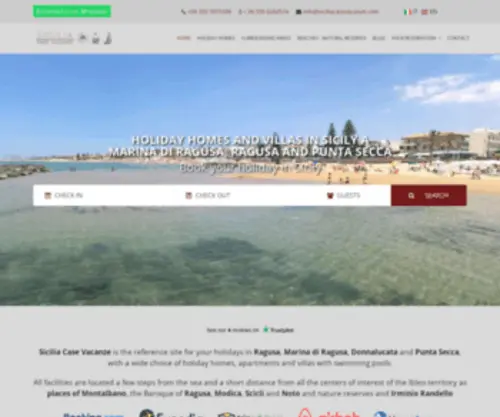Siciliacasevacanze.com(Sicilia Case Vacanze) Screenshot