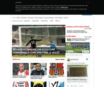 Siciliaingol.it(Il portale del calcio dilettantistico siciliano) Screenshot