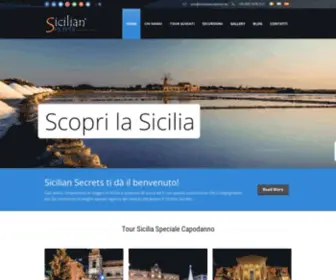 Siciliansecrets.it(Sicilian Secrets Tour di Sicilia) Screenshot