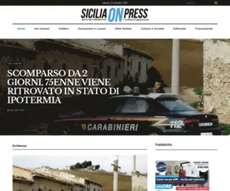 Siciliaonpress.com(Il giornale delle notizie di Agrigento e Provincia) Screenshot