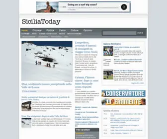 Siciliatoday.net(Sicilia Today) Screenshot