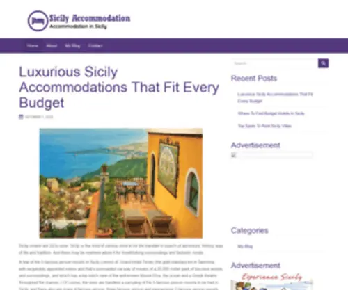 Sicily-Accommodation.com(Sicily Accommodation) Screenshot