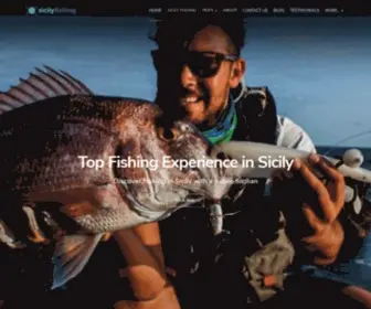 Sicilyfishing.com(Fishing Experience in Sicily) Screenshot