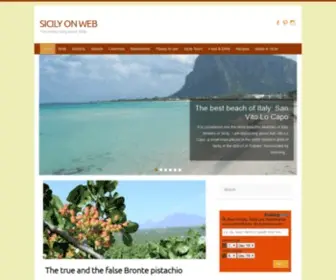 Sicilyonweb.com(Sicily on Web) Screenshot