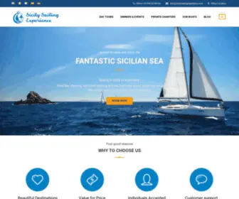 Sicilysailingexperience.com(Sicily Sailing Experience) Screenshot