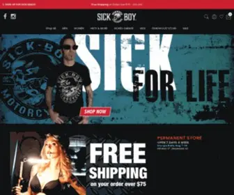 Sickboy.com(SICK BOY) Screenshot